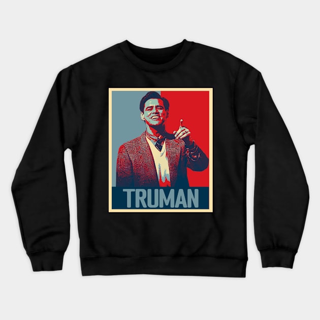 Free Truman  Truman Show Crewneck Sweatshirt by Kinanti art